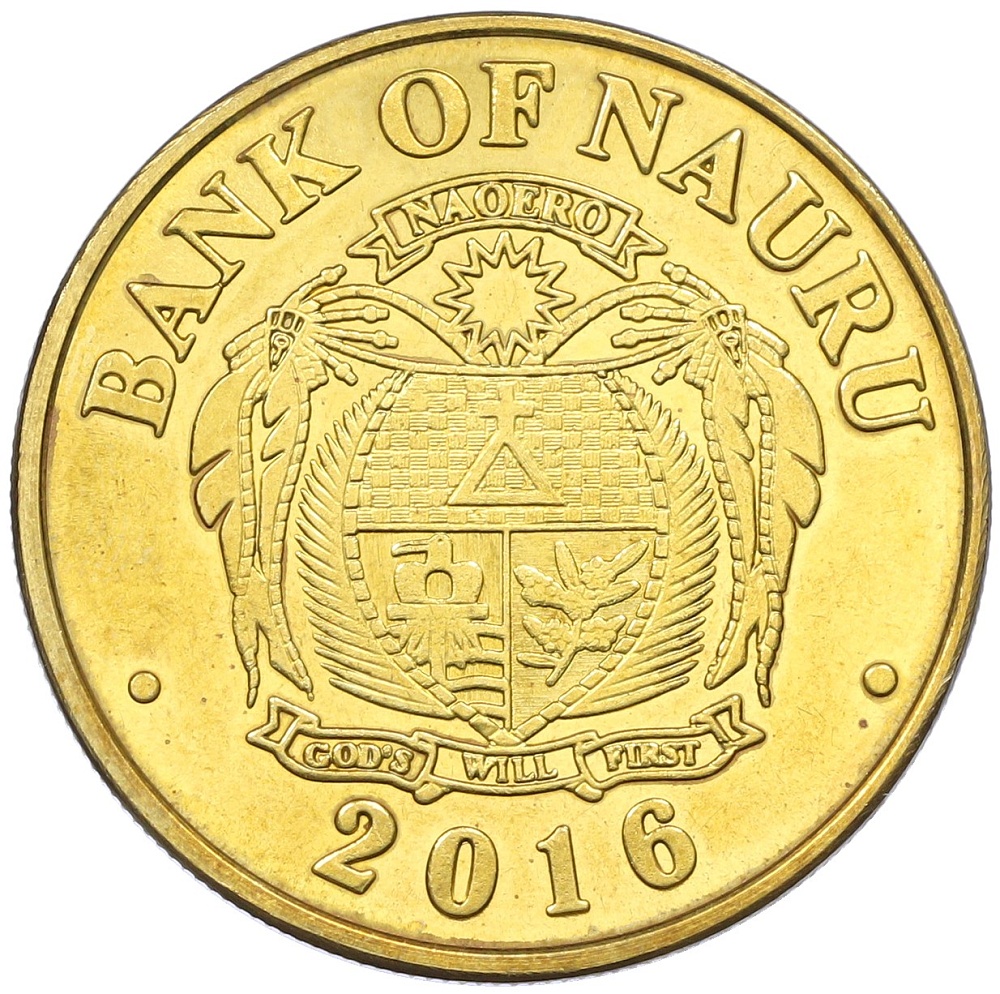 5 долларов 2016 года Науру «Корабли — HMS Hermes» — Фото №2