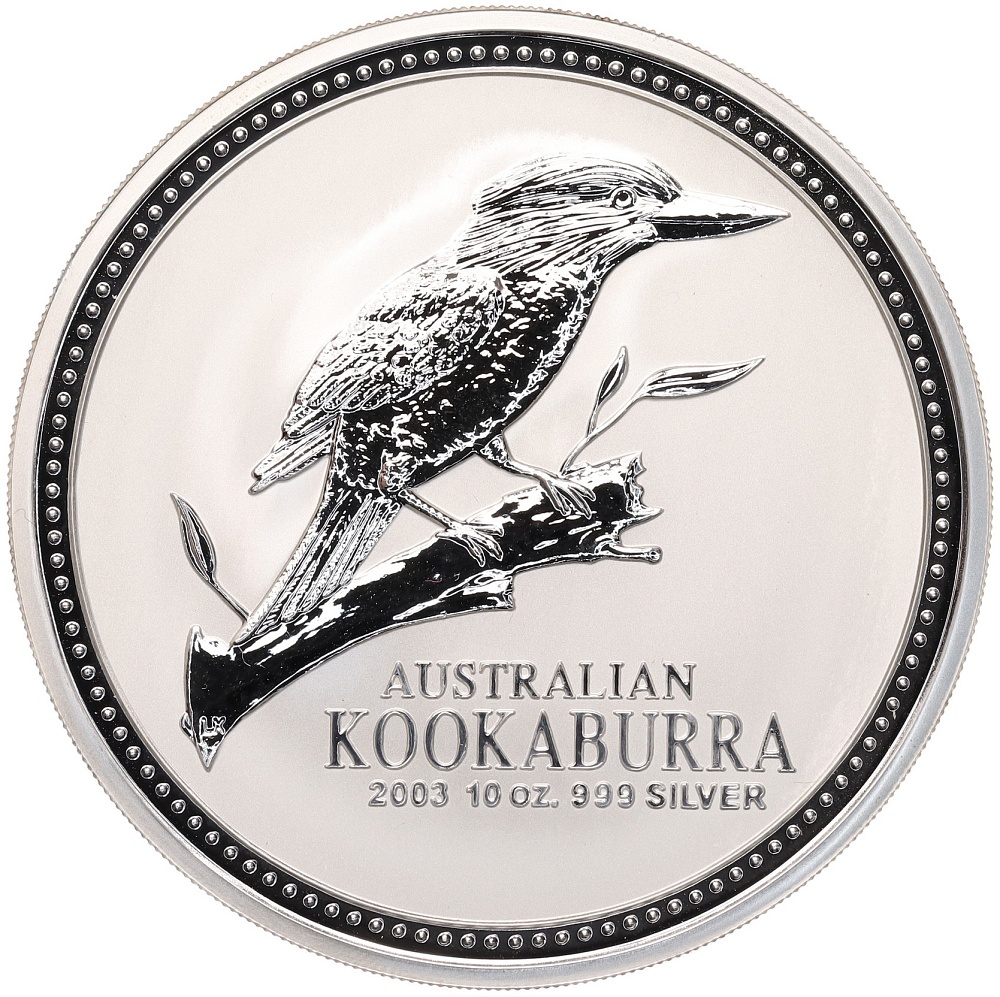 10 долларов 2003 года Австралия «Австралийская кукабара» — Фото №1