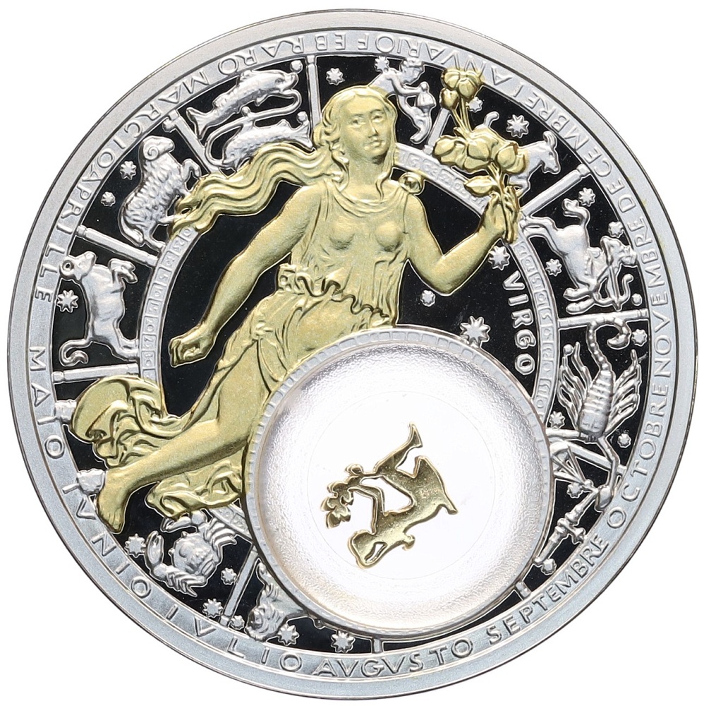 20 рублей 2013 года Белоруссия «Знаки зодиака — Дева» — Фото №1