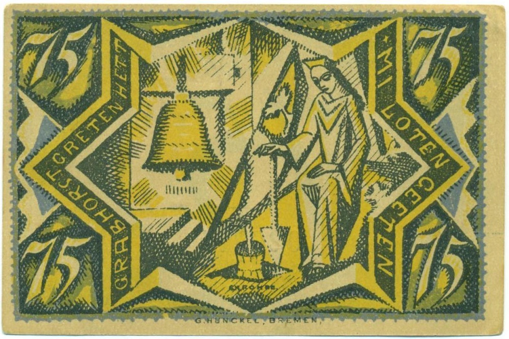 75 пфеннигов 1921 года Германия — город Твистринген (Нотгельд) — Фото №2