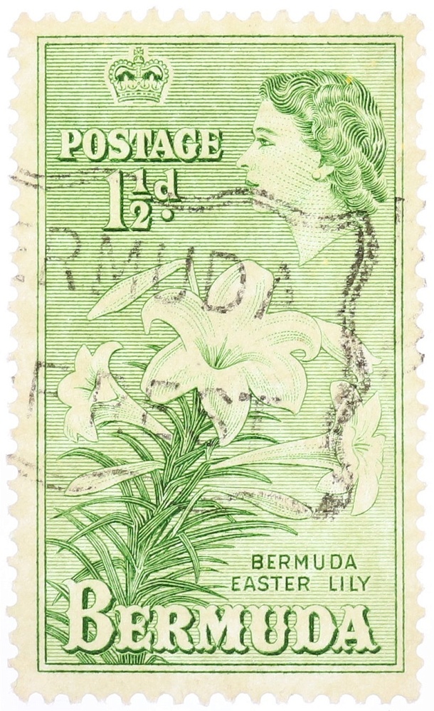 Почтовая марка 1/12 пенни 1953 года Бермуды — Фото №1
