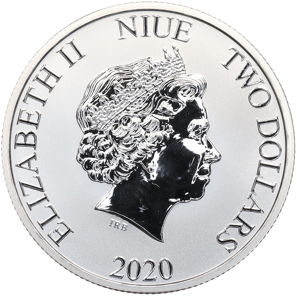 2 доллара 2020 года Ниуэ «Черепаха Бисса» — Фото №2