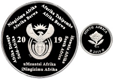 Набор из 2 монет 2019 года ЮАР «Изобретения ЮАР — Полимерная замазка Pratley’s Putty» — Фото №2