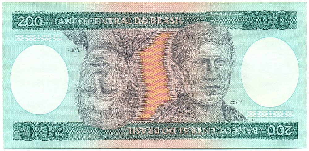 200 крузейро 1984 года Бразилия — Фото №1