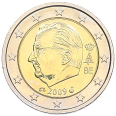 2 евро 2009 года Бельгия — Фото №1