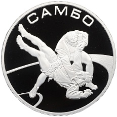 3 рубля 2013 года ММД «Самбо» — Фото №1