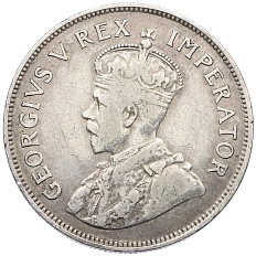 2 1/2 шиллинга 1923 года Британская Южная Африка — Фото №2