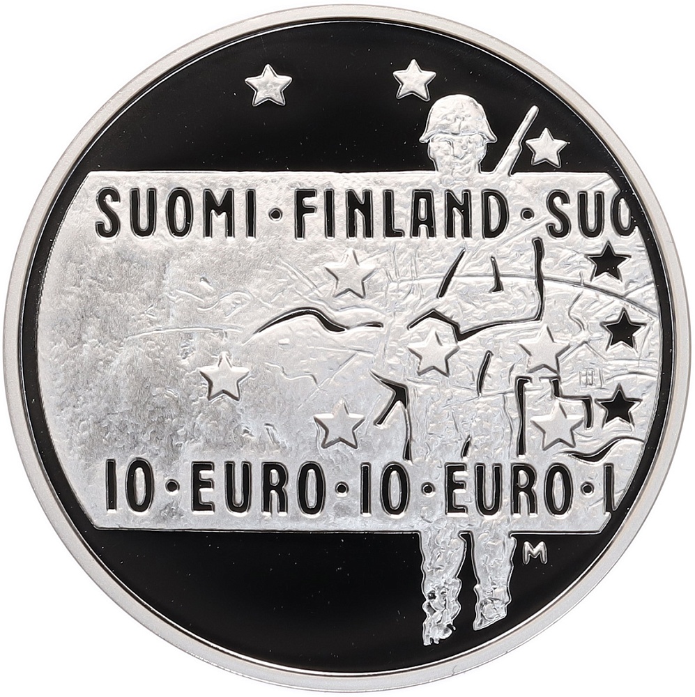 10 евро 2005 года Финляндия «Неизвестный солдат» — Фото №2