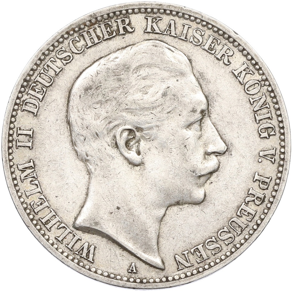 3 марки 1909 года Германия (Пруссия) — Фото №1