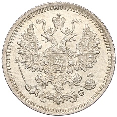 5 копеек 1883 года СПБ ДС Российская Империя (Александр III) — Фото №2