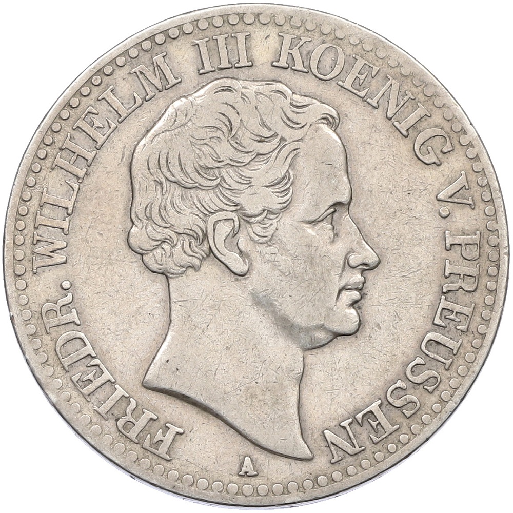 1 талер 1831 года A Пруссия «Горный талер» — Фото №2
