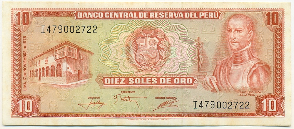 10 солей 1976 года Перу — Фото №1