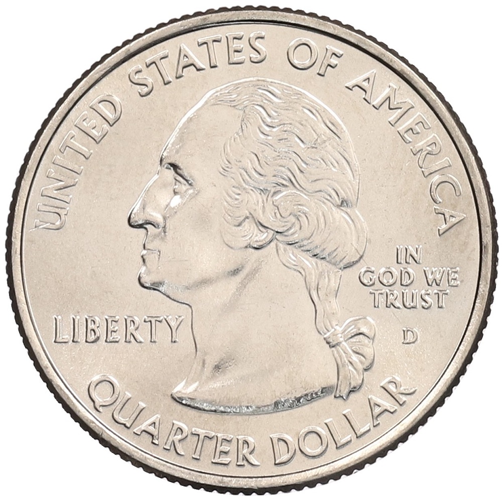 1/4 доллара (25 центов) 2005 года D США «Штаты и территории — Западная Вирджиния» — Фото №2