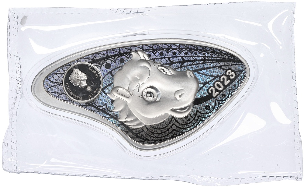 20 центов 2023 года Самоа «Китайский гороскоп — Год лошади» — Фото №2