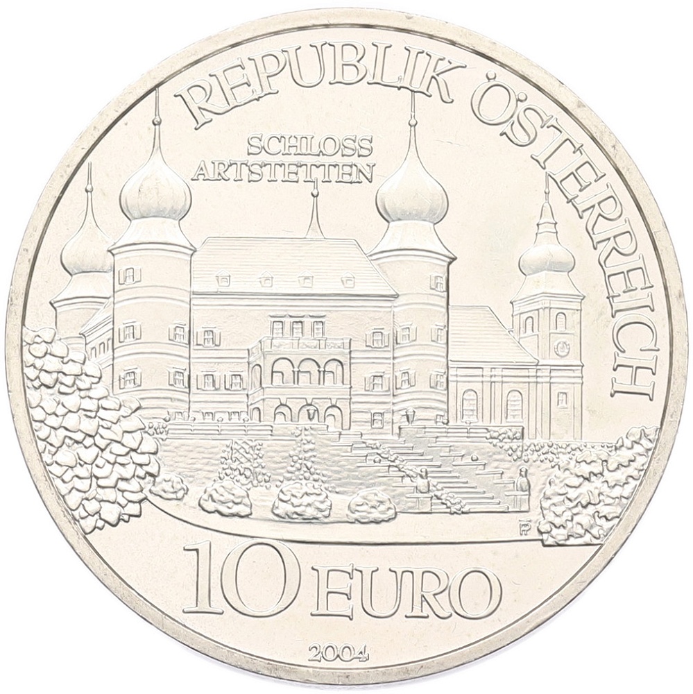 10 евро 2004 года Австрия «Замок Артштеттен» — Фото №2