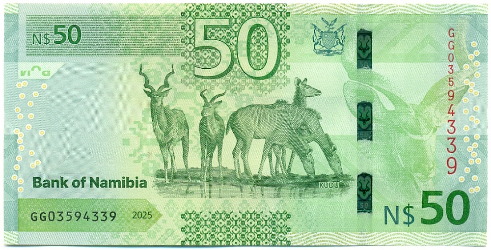 50 долларов 2025 года Намибия — Фото №2
