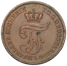 5 пфеннигов 1872 года Мекленбург-Шверин — Фото №2