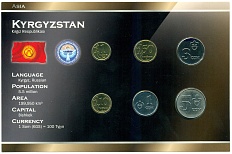Набор монет 2008 года Киргизия — Фото №1