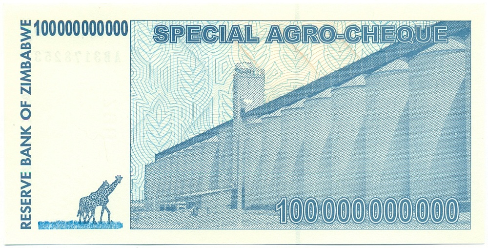 100 миллиардов долларов 2008 года Зимбабве — Фото №2