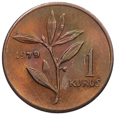 1 куруш 1979 года Турция «ФАО — Планирование семьи» — Фото №2
