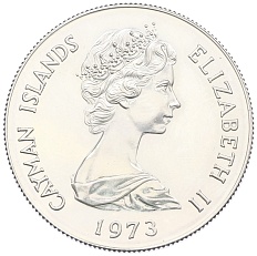 50 центов 1973 года Каймановы острова — Фото №2