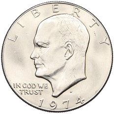 1 доллар 1974 года D США «Эйзенхауэр» — Фото №1