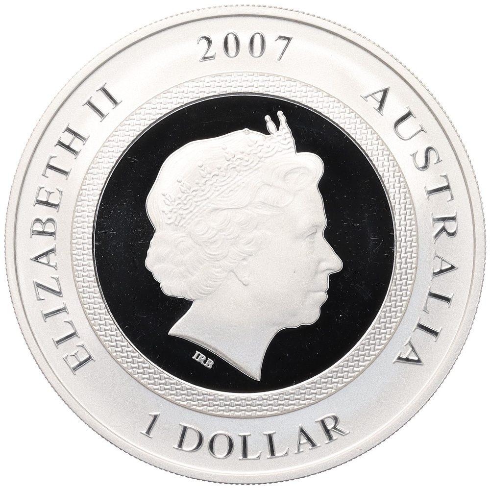 1 доллар 2007 года Австралия «Китайский гороскоп — Год свиньи» — Фото №2