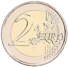 2 евро 2025 года Мальта «Мальтийские стены — Мдина» — Фото №2