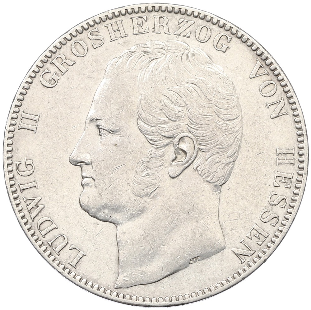 2 талера 1841 года Гессен-Дармштадт — Фото №1