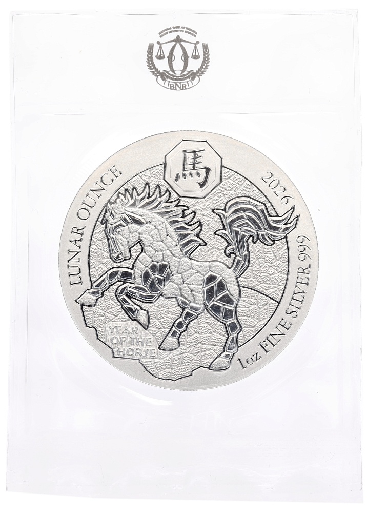 50 франков 2026 года Руанда «Китайский гороскоп — Год лошади» — Фото №1