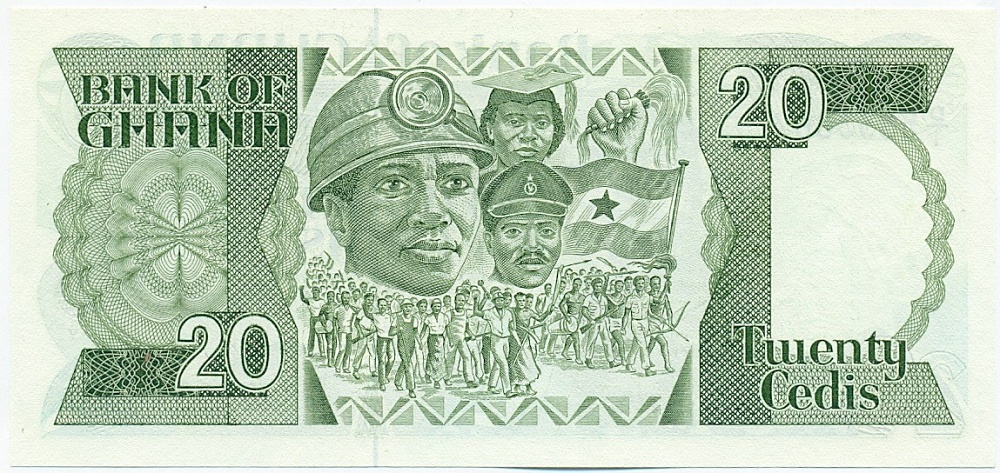20 седи 1986 года Гана — Фото №2