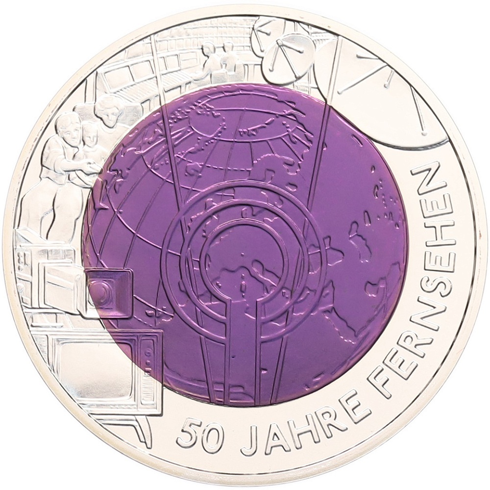 25 евро 2005 года Австрия «50 лет телевидению» — Фото №1