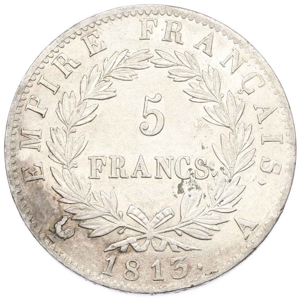 5 франков 1813 года A Франция — Фото №1