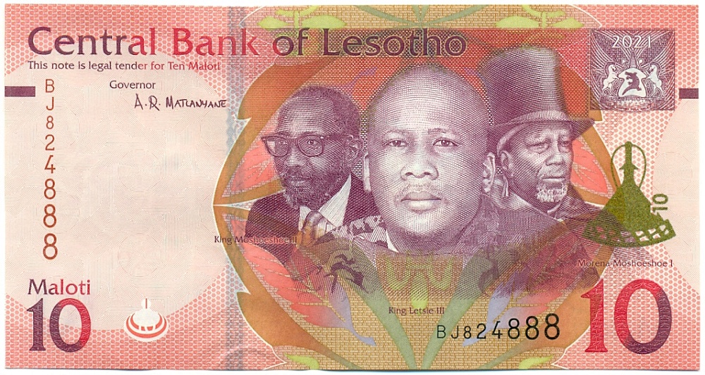 10 малоти 2021 года Лесото — Фото №1