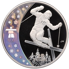 25 долларов 2008 года Канада «XXI зимние Олимпийские Игры 2010 в Ванкувере — Фристайл» — Фото №1