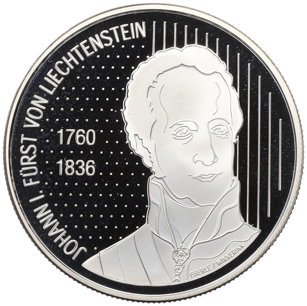 10 франков 2006 года Лихтенштейн «200 лет суверенитету Лихтенштейна» — Фото №1