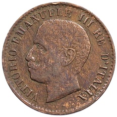 1 чентезимо 1904 года Италия — Фото №2