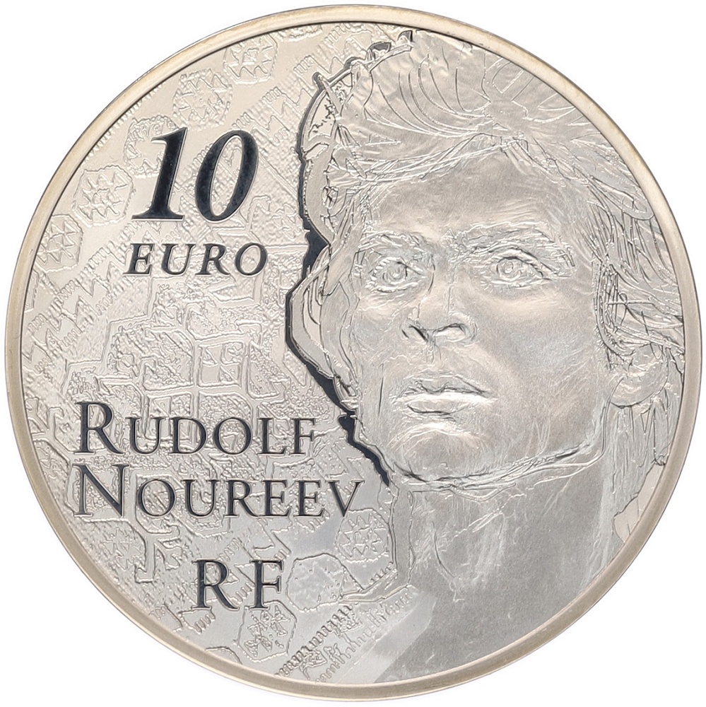 10 евро 2013 года Франция «7 искусств — Рудольф Нуреев и танец» — Фото №2