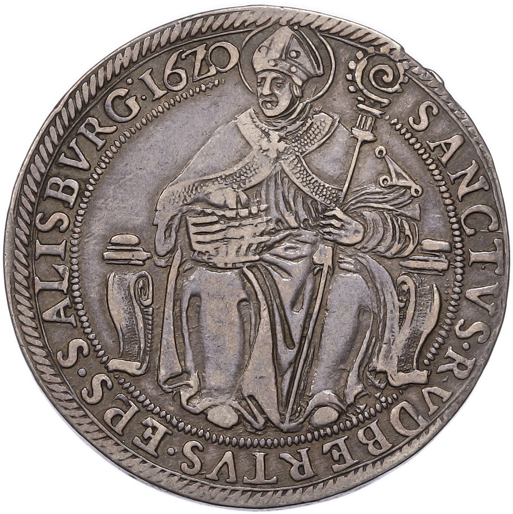 1 талер 1620 года Зальцбург (Архиепископ Парис фон Лодрон) — Фото №1