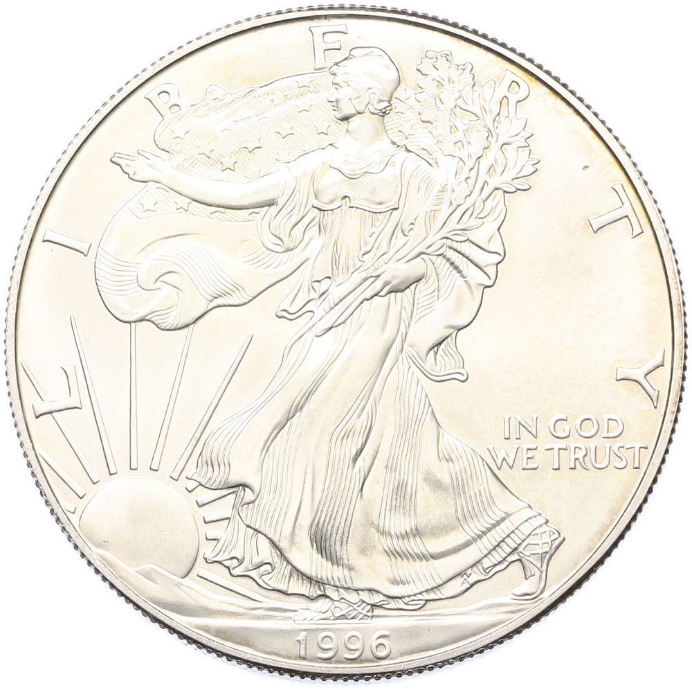 1 доллар 1996 года США «Шагающая Свобода» — Фото №1