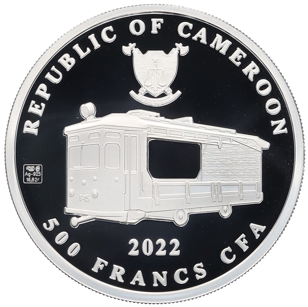 500 франков 2022 года Камерун «25 лет фильму Брат» — Фото №2