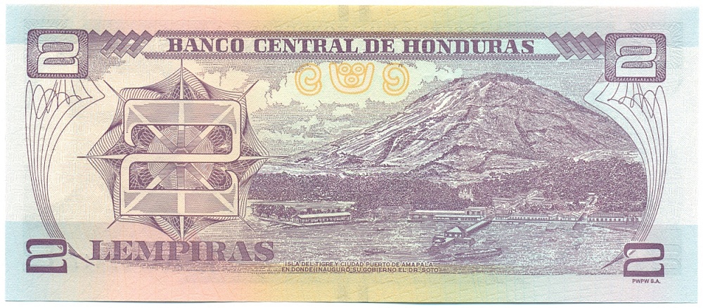2 лемпира 2022 года Гондурас — Фото №2