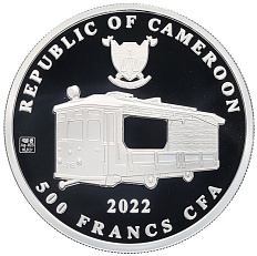 500 франков 2022 года Камерун «25 лет фильму Брат» — Фото №2