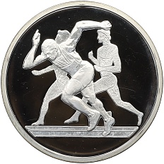 10 евро 2004 года Греция «XXVIII летние Олимпийские Игры 2004 в Афинах — Бег» — Фото №1