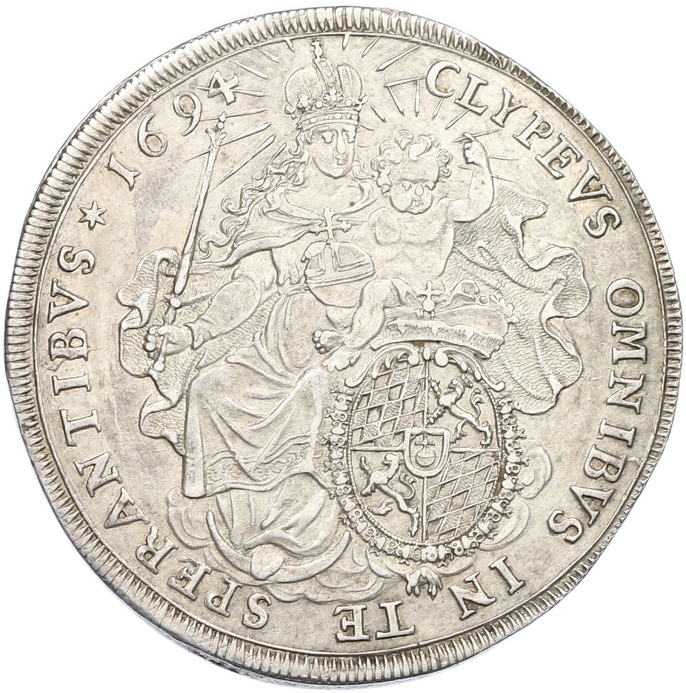 1 талер 1694 года Бавария — Максимилиан II Эммануил — Фото №1