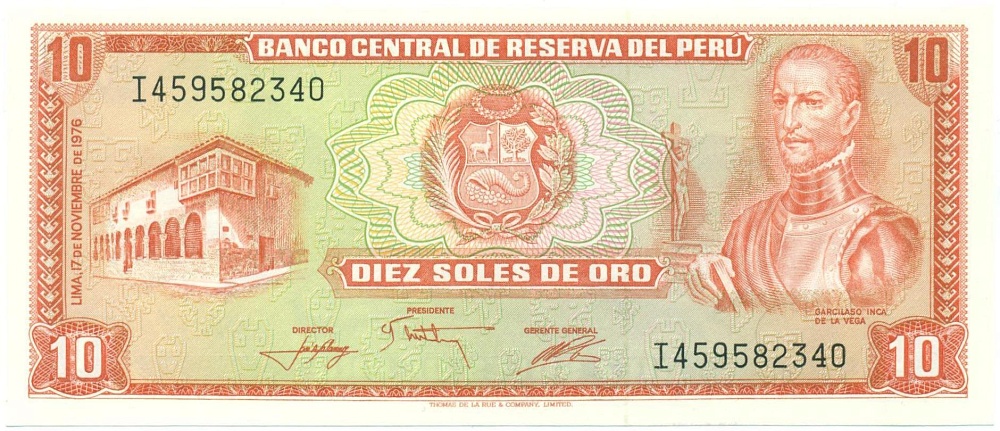 10 солей 1976 года Перу — Фото №1