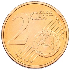 2 евроцента 2002 года Италия — Фото №2
