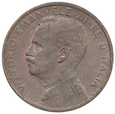 1 чентезимо 1912 года Италия — Фото №2