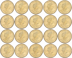 Набор из 20 монет 1 доллар 2024 года Австралия «Австралийская футбольная лига» (в буклете) — Фото №2