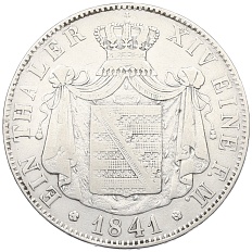 1 талер 1841 года Саксен-Альтенбург — Фото №2